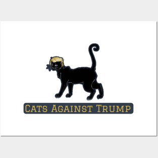 Cats Against Trump Posters and Art